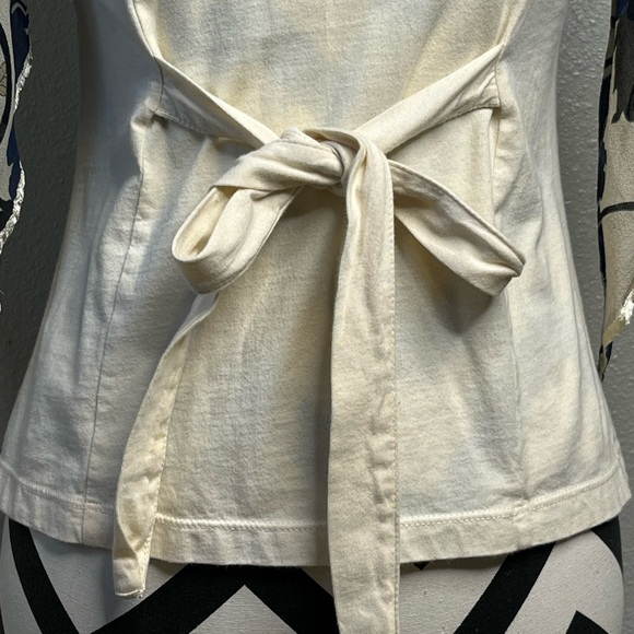 Anthropologie Odille Y2K Feminine Silk Floral Sheer Sleeves Blouse - Picture 4 of 13